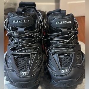 Balenciaga Black Mesh Sneakers